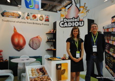 Julie Miossec and Pierre Batardière from SARL Daniel Cadiou, a French company.
