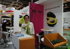 West Park Avocado Inc. Laura Zhang has been helping out during the exhibition as translator.