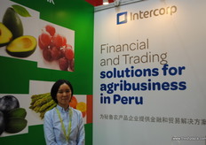 Raquel Zhang from Intercorp, Peru.