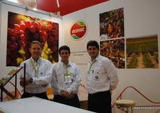 Gerd Burmester, Carlos García Seminario and Mauricio González from Ecosac, Peru.