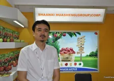 Dave Xu is the manager of Shaanxi Huasheng (Group) Corp Fruit Co., Ltd. He focuses on increasing the global reach of its apples.