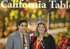 Fabian Garcia and Susan Day - Grapes from California.