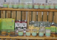 Products on display from Hebei Qimei Agriculture Science and Technology Co., Ltd.