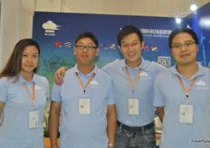 Song Xue Ting, Cheng Shao Bo, Li Bo, Su Yue and Hu Yang of Nominki, a logistics company.