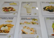 Apple & Pear Australia Ltd. is giving out recipes to Chinese visitors to inform them about the multitude of ways to use apples and pears in modern cooking.