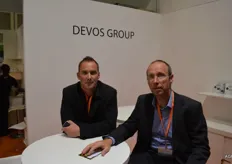 Bas Habets and Stefaan Devos of Devos Group. Devos Group is a top fruit specialist, and has a cultivation area of 130 ha, own cooling for 8000 tonnes, and 2 modern sorting lines.