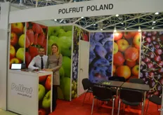 Polfruit Pland. Left Tomasz Czajkowski and Anna Kluska.