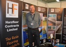 Simon Farrow from HF, HarzFloor a company which provide flooring solutions.