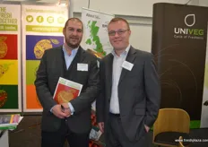 Stuart Book from Commercial Horticultural Association (CHA) catching up with Tommy Leighton from the London Produce Show.