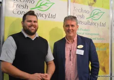 Father and son, Tom and Richard Gaskin at TecnoFresh Consultancy. The company is currently testing equipment to accurately asses the extent of contamination after immigrants have boarded truck full of fresh produce.