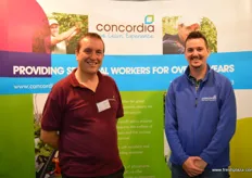 Rob Orme and dean Mosdell at Concordia.