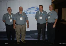 The Railex team. From left to right John Stacati, Patrick Bruno, Michael Clayton and Christopher Cole.