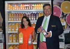 Natalie Sexton and John Martinelli of Natalie's Orchid Island Juice Company.