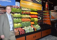 Showing shelving options for the produce department: Mark Chenoweth with Carlson AirFlo.