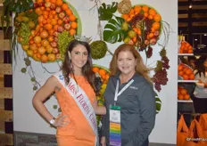 Miss Florida Citrus and Kim Flores with Seald Sweet International.