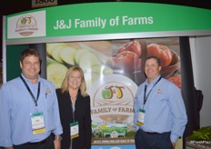 Brian Rayfield, Christy Cunningham and Kohl Brown with J&J Family of Farms.