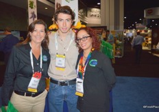 Rebecca Rasmussen, Paul Coosemans and Beatriz Vergara with Coosemans Worldwide.