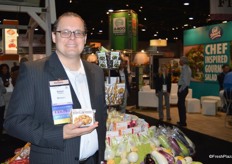 Robert Schueller with Melissa's.