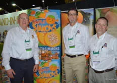 Wayne Brandt, Dave Maddux and Darrin Kirk with Brandt Farms. The company just introduced Simple Simmons.