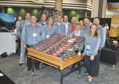 Team of California Giant Berry Farms. The company is increasing the blueberry volumes and trying to extend the shoulder months fort he strawberries.