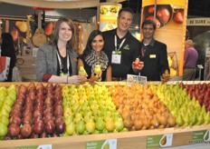 Lynsey Kennedy, Mónica Arellano, Jeff Correa and Francesco Sicherle from Pear Bureau Northwest.