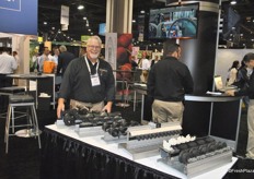Joe Chapon from Maf Industries promotes the sorters