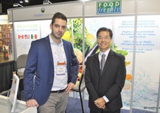 Benjamin Singh and Gordon Nobuto from Food Freshly North America