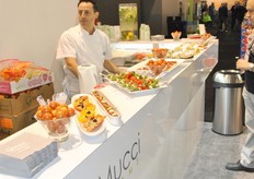 Enough food at the Mucci bar