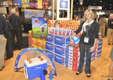 Katharine Grove from CMI with Kiku for Kicks campaign