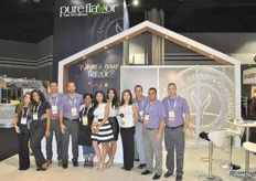 The team of Pure Flavor in a complete new designed booth
