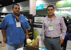Randall Mora Segura from Agroeden Industrias Mora and David Morales García from Chayotes de Altura. Both are from Costa Rica.