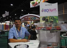 Miquel Méndez from BQ fruits, soft fruits from Mexico