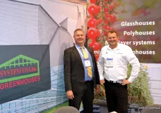 Gert Kolbach of System USA Greenhouses and Marco Visser of Certhon.