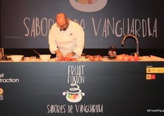 Cooking with pomegranates. The production of pomegranate is growing every year.