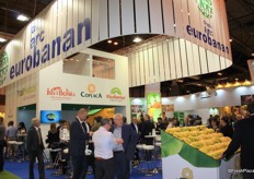 Grupo Eurobanan sharing the stand with Total Produce. They promoted their brands including Kiwiberico, Coplaca, Agrorigen and Isla Bonita.