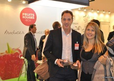 Stéphane Decourcelle from Fruits Rouges & Co. and Karim Mortada from Exos Premium. Karim is the blueberry grower of Fruits Rouges & Co. Fruits Rouges & Co. is the new name of the compnay, but besides that nothing changed.