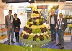 Marcello Gomes, Valérie Bensoussan and two other colleagues from Soleil Roy promoting their assortment, including a new addition the citrus.