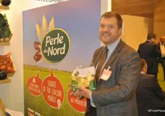 Marc-Henri Blarel from Perle du Nord promoting the chicory from France