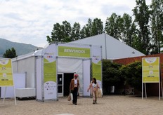 Entrance of PMA Fruittrade in Santiago, Chile.