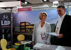 Joke and Anton Filippo of LBP. The only Dutch exhibitor during the exhbition.