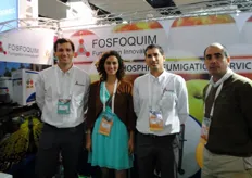 Miquel Rogers, Elisa Inarrazaval, Ganzalo Vena and Hugo Barros at Fosfoquim.
