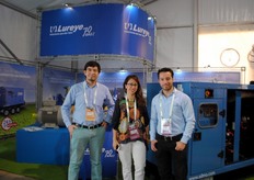 Josué Ruminot Basour, Susana Muñoz and Felipe Cea from Lureye.