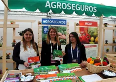 Lorena Aguilar, Patricia Pacheco and Nancy Mora from Agroseguros, seguros para el agro.