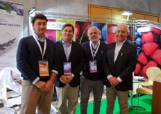 Giancarlo guglielmetti, Patricio Giglio, Tomás Ortiz and Juan Carlos Lavanderos from SurAgra.