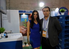 Brenda Reyes and Felípe Ganzález from CHEP.