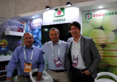 Alejandro Vásquez, Rodrigo Romero and Carlos Asalgado from Oskupack.