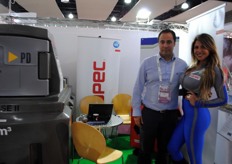 Yasna Lopez and Fernando Martinez from Copec.