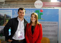 Alvaro Rojas and Valentina Petermann from Vivero Buenos Aires de Angol.