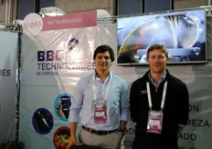 Oscar Ugarte de la Peunte and Hamish Kay from BBC Technologies.