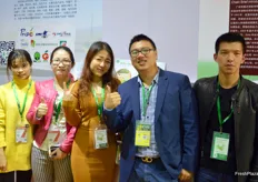 Qiao Ying, Eva, Angel, Hao and Feng of Guangzhou Zhan Hui Trading. The company is a big fruit importer from Guangzhou, in the South of China, and has 12 brand offices spread out over China's major cities. The company also has an active eCommerce business